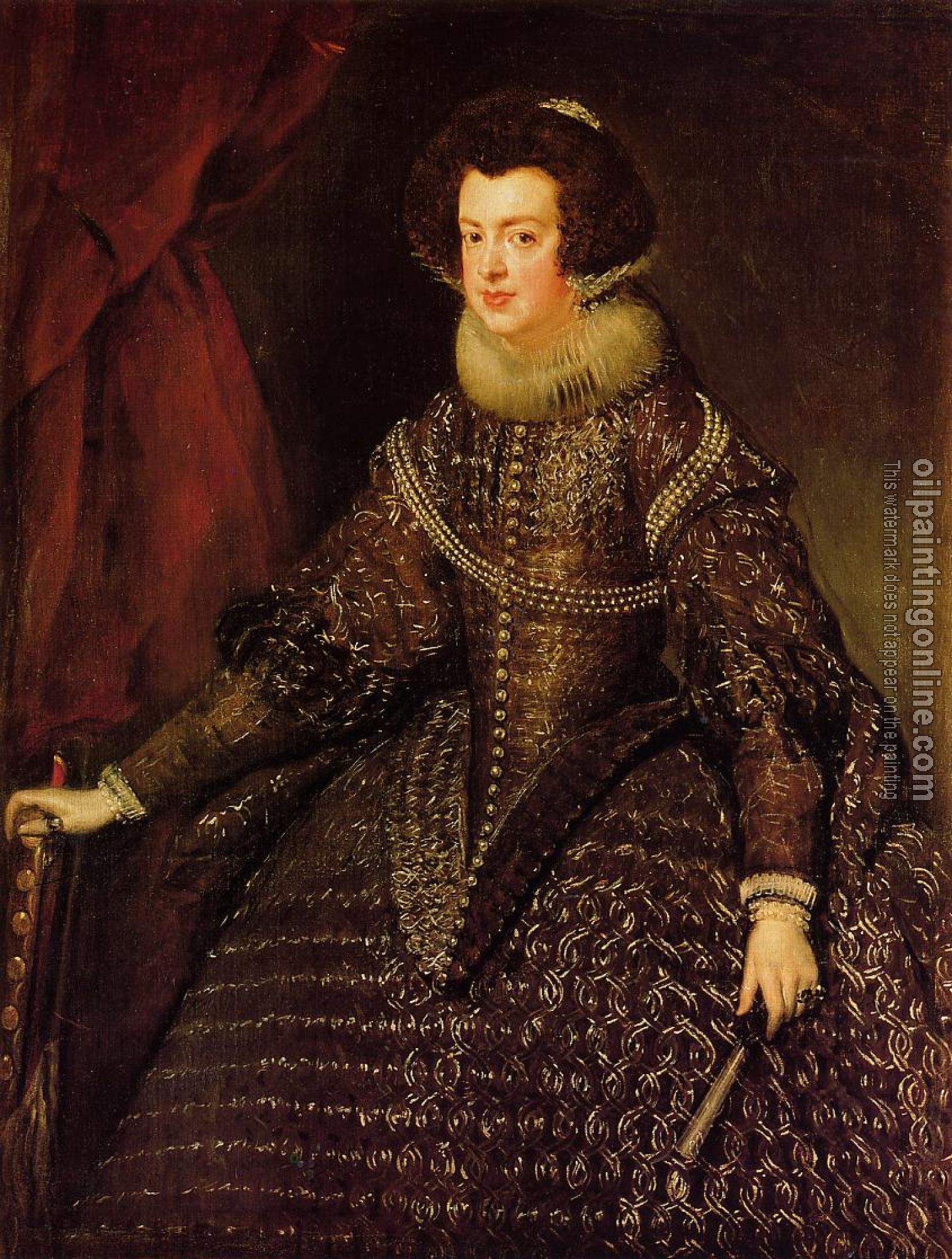 Velazquez, Diego Rodriguez de Silva - Queen Isabel